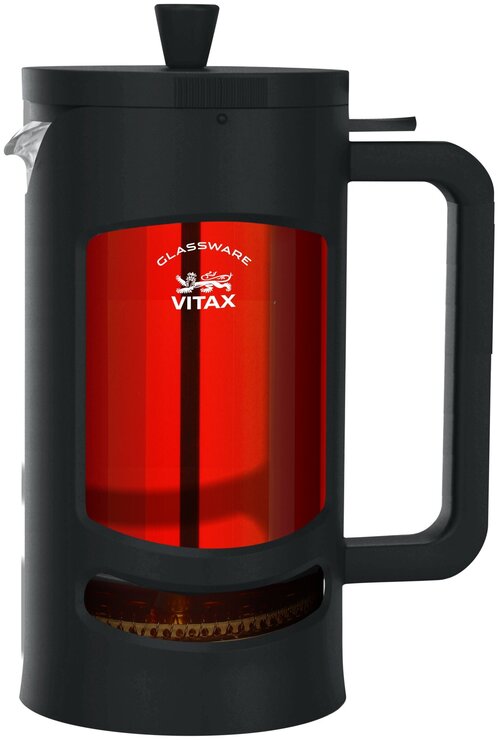 Френч-пресс заварочный чайник Vitax для заваривания чая и приготовления напитков из молотого кофе. Объём 1000 мл.