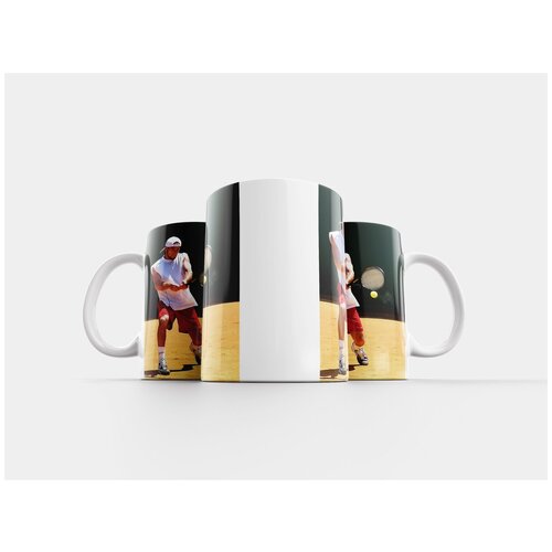 фото Кружка "большой теннис, теннисист, теннисные ракетки" 320 мл lotsprints