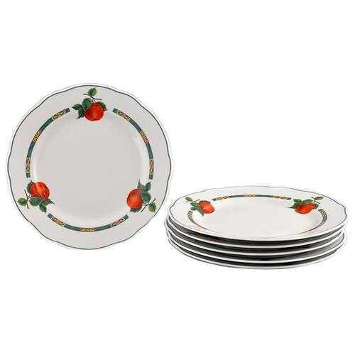 фото Набор тарелок 25 см 6 шт leander "мэри-энн /фруктовый сад" / 159203