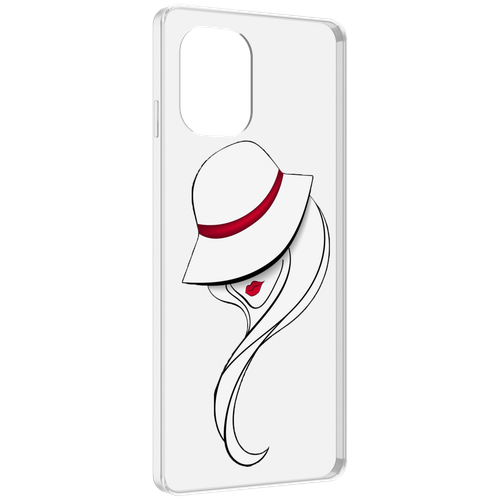 Чехол MyPads Лого женский для UMIDIGI Power 7 задняя-панель-накладка-бампер