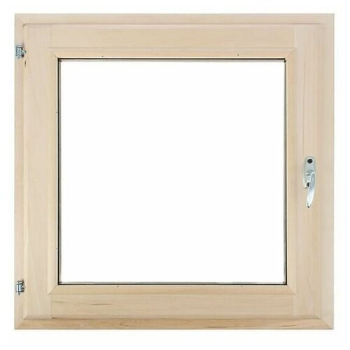 Окно, 50×50см, двойное стекло, с уплотнителем, из липы