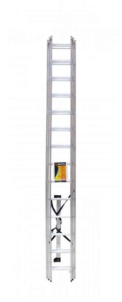 Лестница-стремянка трехсекционная вихрь ЛА 3х14 - фотография № 2