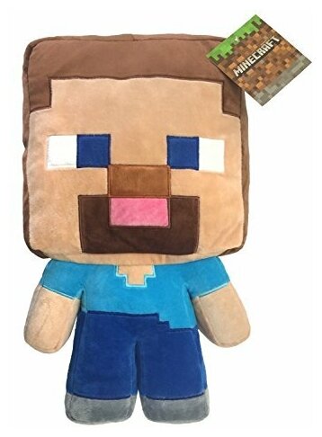 Мягкая игрушка-подушка Minecraft Steve (38 см)