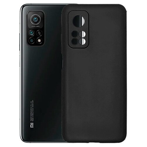 фото Матовый чехол mattecover для xiaomi mi 10t / 10t pro силиконовый черный