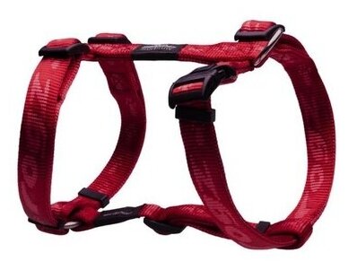 Rogz Шлейка серия Alpinist, размер XL (60-100см), ширина 2,5см, красный (H-HARNESS) SJ27C | H-HARNESS, 0,21 кг