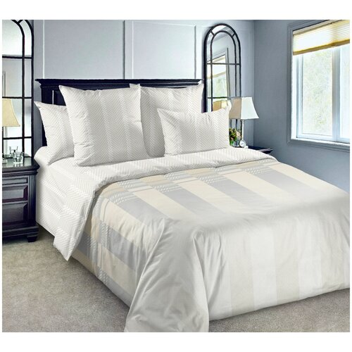 фото Постельное белье «диалог 1», перкаль (2 сп с евро простыней) текс-дизайн