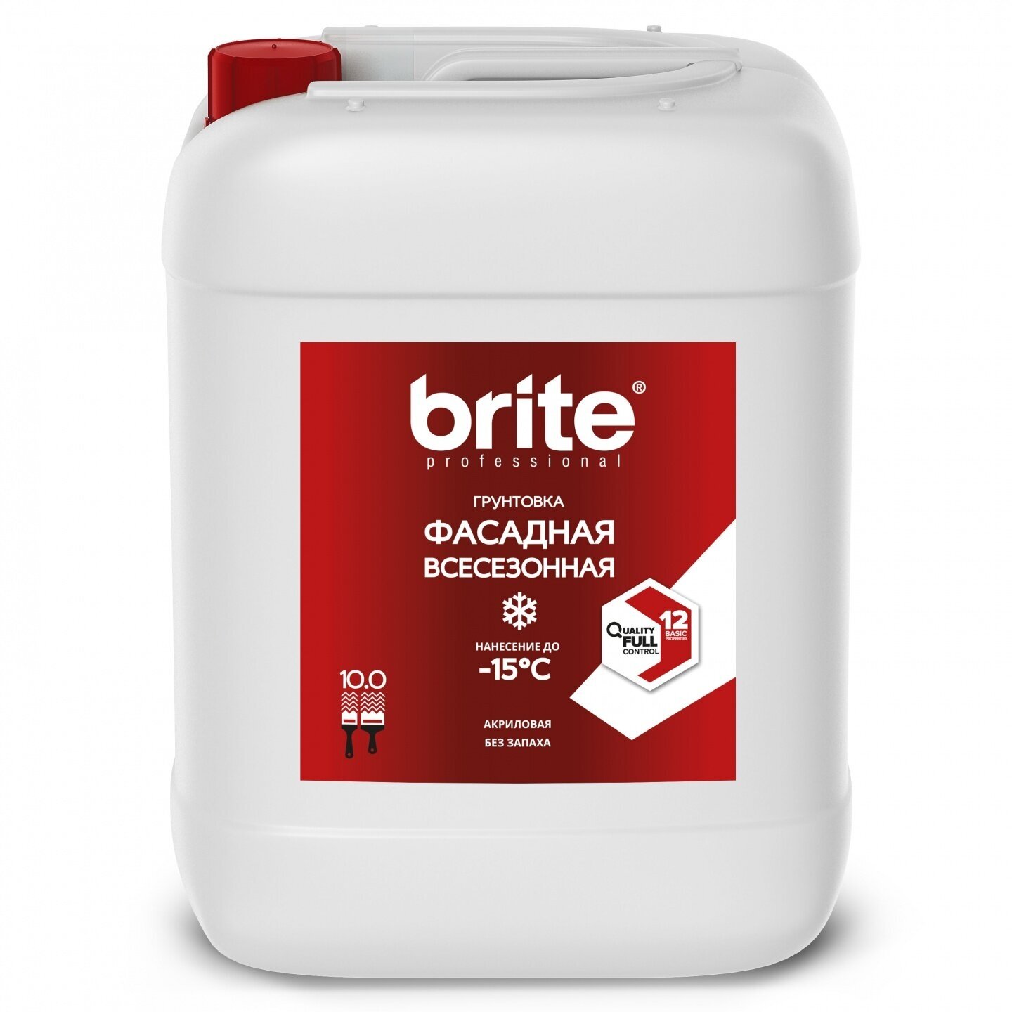 Грунтовка фасадная всесезонная Brite Professional (10л)