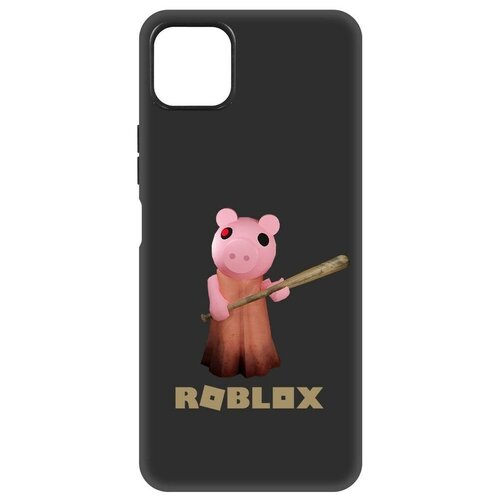 Чехол-накладка Krutoff Soft Case Roblox-Пигги для Wiko T3 черный