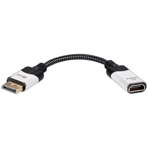 Адаптер Vcom CG6218M-0.15 DisplayPort(M) -> HDMI(F) 0.15m (CG6218M-0.15) aopen кабели vcom ca336a переходник hdmi f