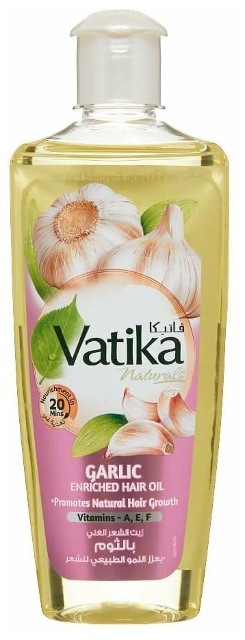 Масло для волос Vatika Garlic Enriched обогащенное чесноком, 200 мл