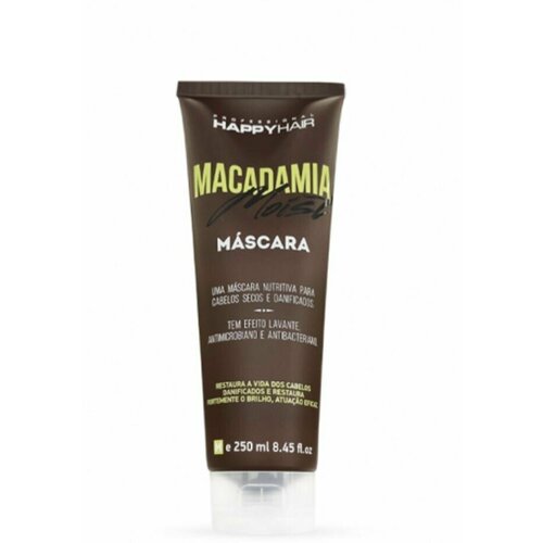 Маска Happy Hair Macadamia Moist без SLS/SLES 250 мл маска для волос lucens umbria маска питательная для сухих или поврежденных волос