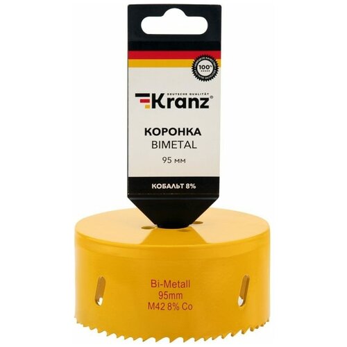 Коронка KRANZ KR-92-0242 Bimetal 95 мм