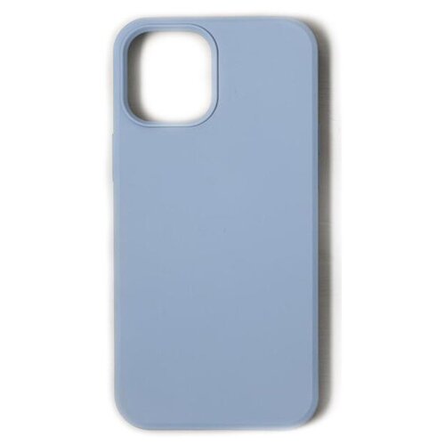 фото Чехол luazon для apple iphone 12 pro max soft-touch silicone light blue 6248019