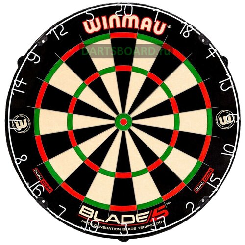 фото Мишень winmau blade 5 dual core (профессиональный уровень)