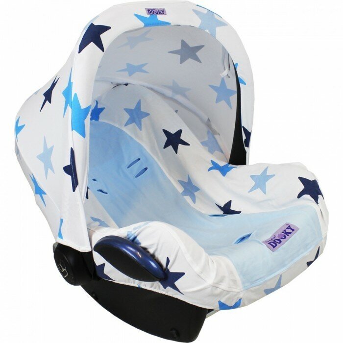 Чехол в автокресло Dooky Seat cover Blue Stars