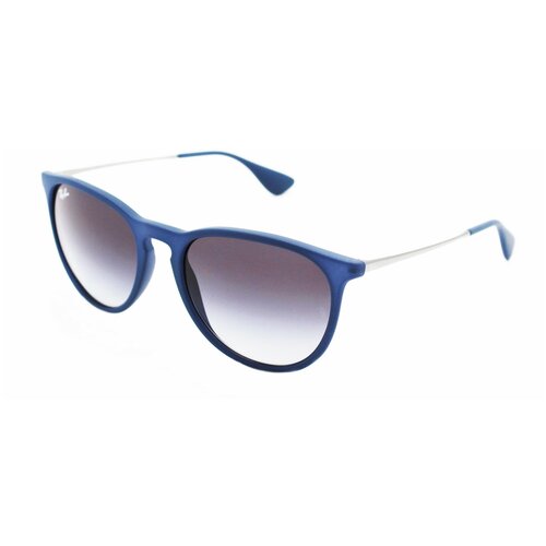 Солнцезащитные очки Ray-Ban, круглые, оправа: пластик, синий
