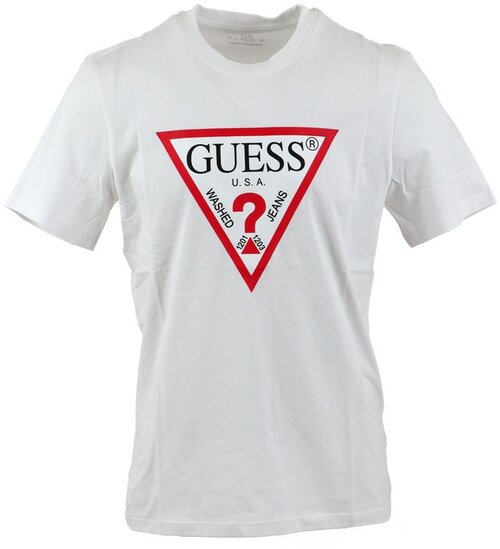 Футболка GUESS, размер 46/S, белый