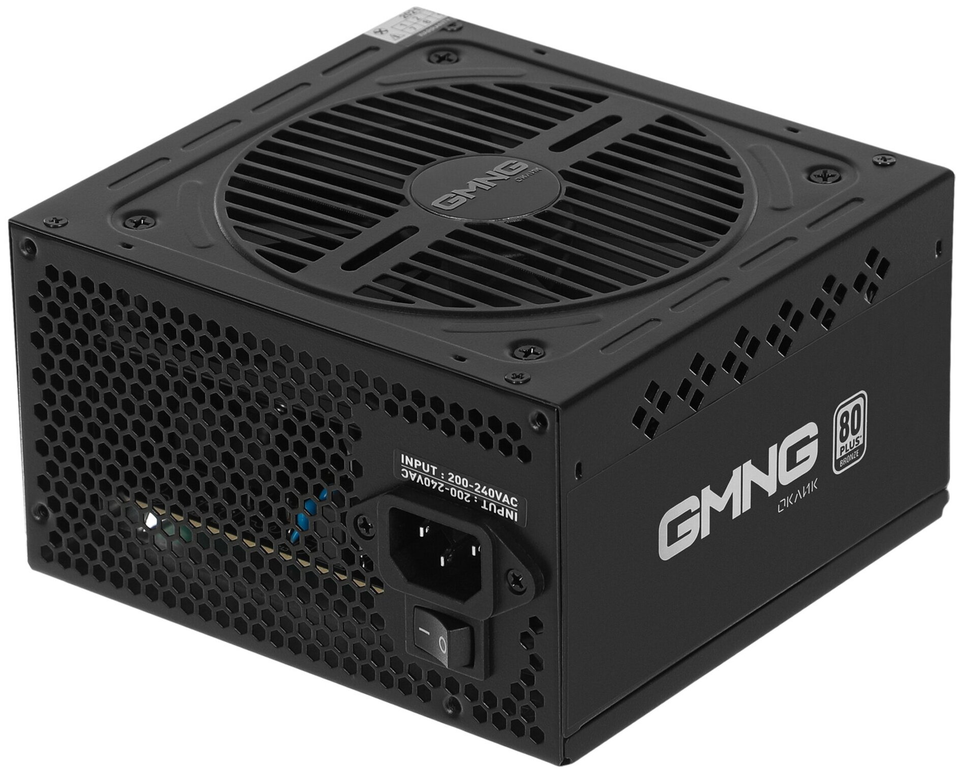 Блок питания 550W ATX Gmng Psu-550w-80br 80+ bronze (24+4+4pin) Apfc 120mm fan 5xSATA RTL .