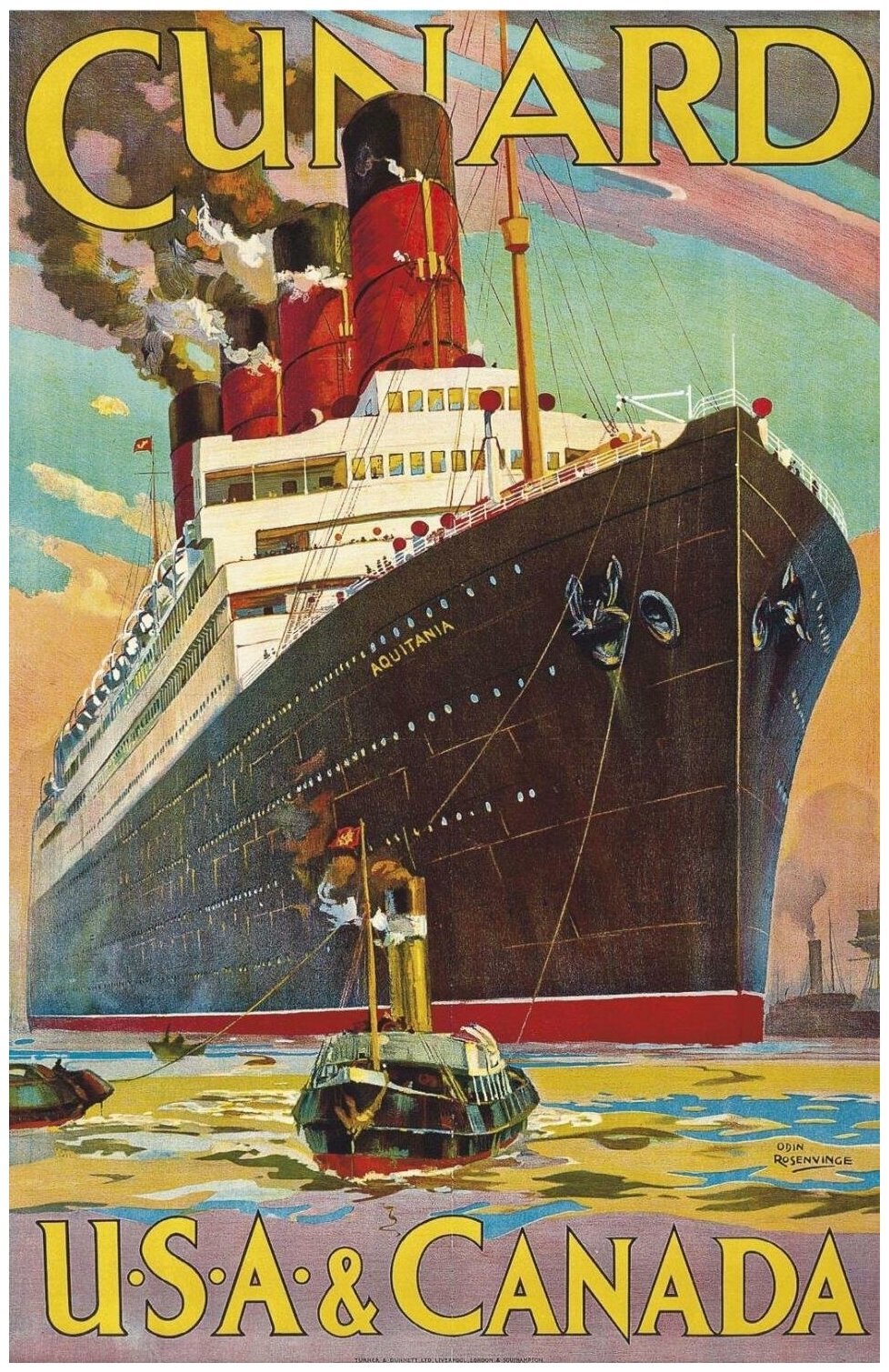Корабли - Корабль Cunard U.S.A & Canada
