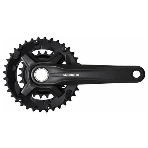 Шатун Shimano MT210 175мм 46/30 без защиты черный EFCMT210EX60XL система шатунов 1 скорость стальная серебристая 1 2х1 8 46 зубьев шатун 170 мм 5 350740