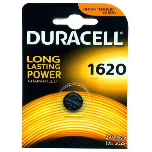 Батарейка CR1620 - Duracell DR CR1620/1BL