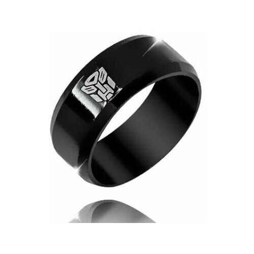 фото Кольцо, размер 17, черный нет бренда