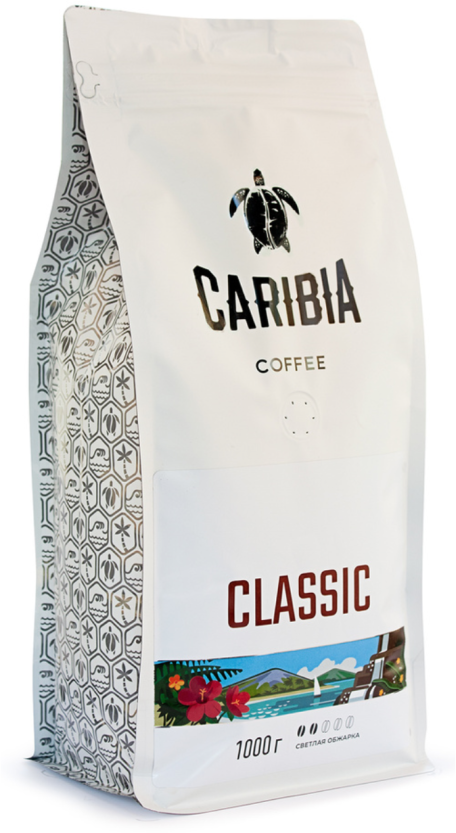 Кофе зерновой Caribia Classic, 1000 г - фото №1
