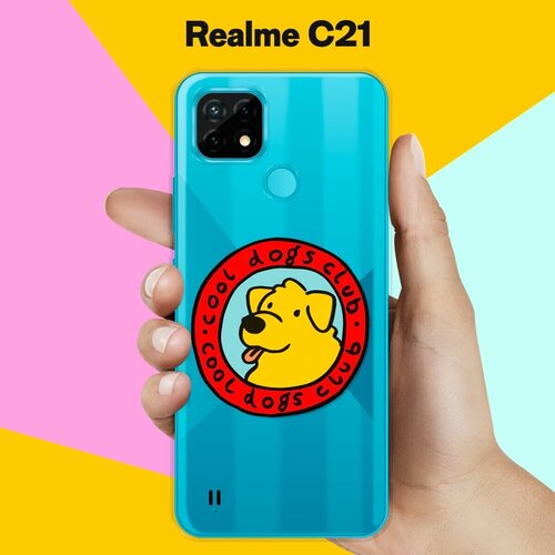 Силиконовый чехол на realme C21 Клуб любителей собак / для Реалми С21 силиконовый чехол на realme x3 клуб любителей собак для реалми икс 3