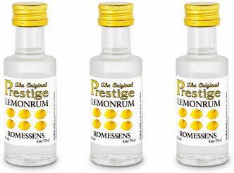 Эссенция для самогона Prestige Lemon Rum ароматизатор пищевой для выпечки "Лимонный ром" 3шт.