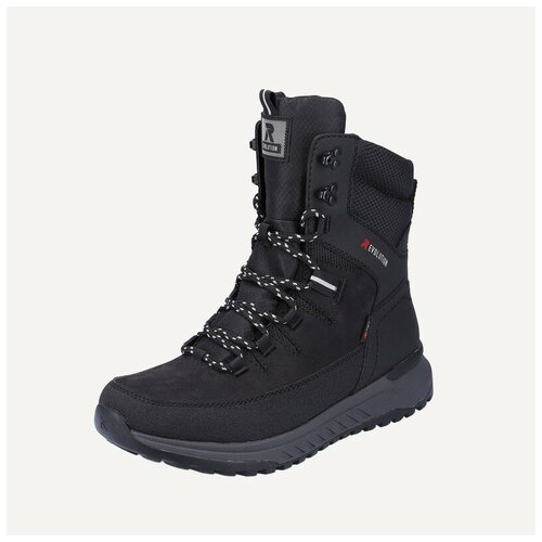 фото Ботинки rieker, размер 44, черный