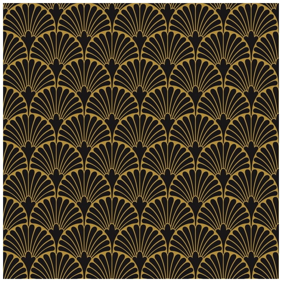 Керамогранит Aparici Art-Deco Black Manhattan Natural 29.75x29.75 4-118-2 орнамент матовая морозостойкая