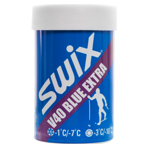 Мазь держания SWIX V40 Blue Extra, -1°С…-7°С / -3°С…-10°С, 45 г