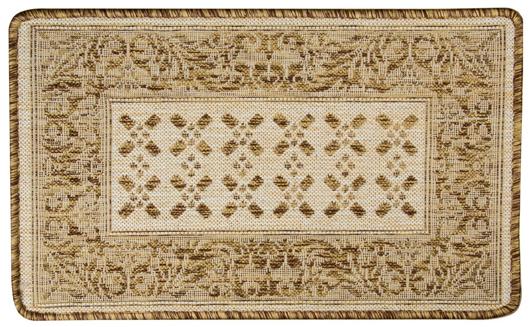 Ковер-циновка Люберецкие ковры Эко 77010-01, 0,5 x 0,8 м