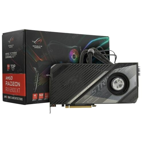 Видеокарта ASUS PCI-E ATI RX 6900 XT 16Gb ROG-STRIX-LC-RX6900XT-T16G-GAMING