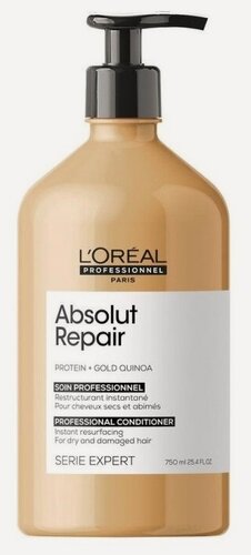 Изображение товара Loreal Absolut Repair Conditioner Lipidium - Смываемый уход для восстановления очень поврежденных волос 750 мл