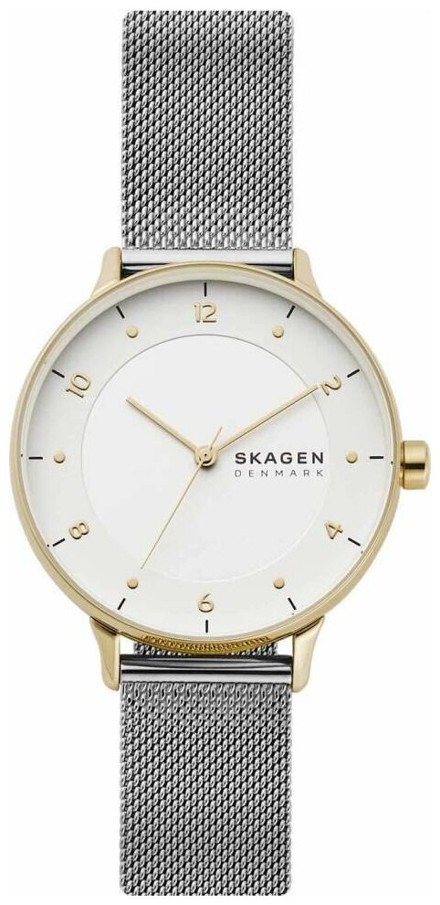 Наручные часы SKAGEN Freja SKW2912, белый, золотой