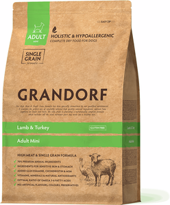 Фото Сухой корм для собак Grandorf гипоаллергенный, Low Grain, ягненок с индейкой