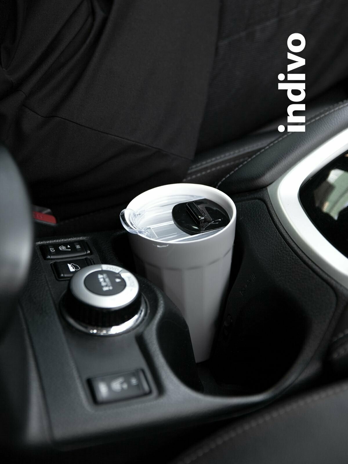 Термокружка для чая для кофе мужская термостакан Indivo iconyMug серый