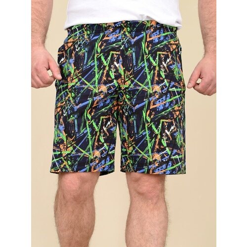 фото Шорты lidэко, размер 92, синий, зеленый