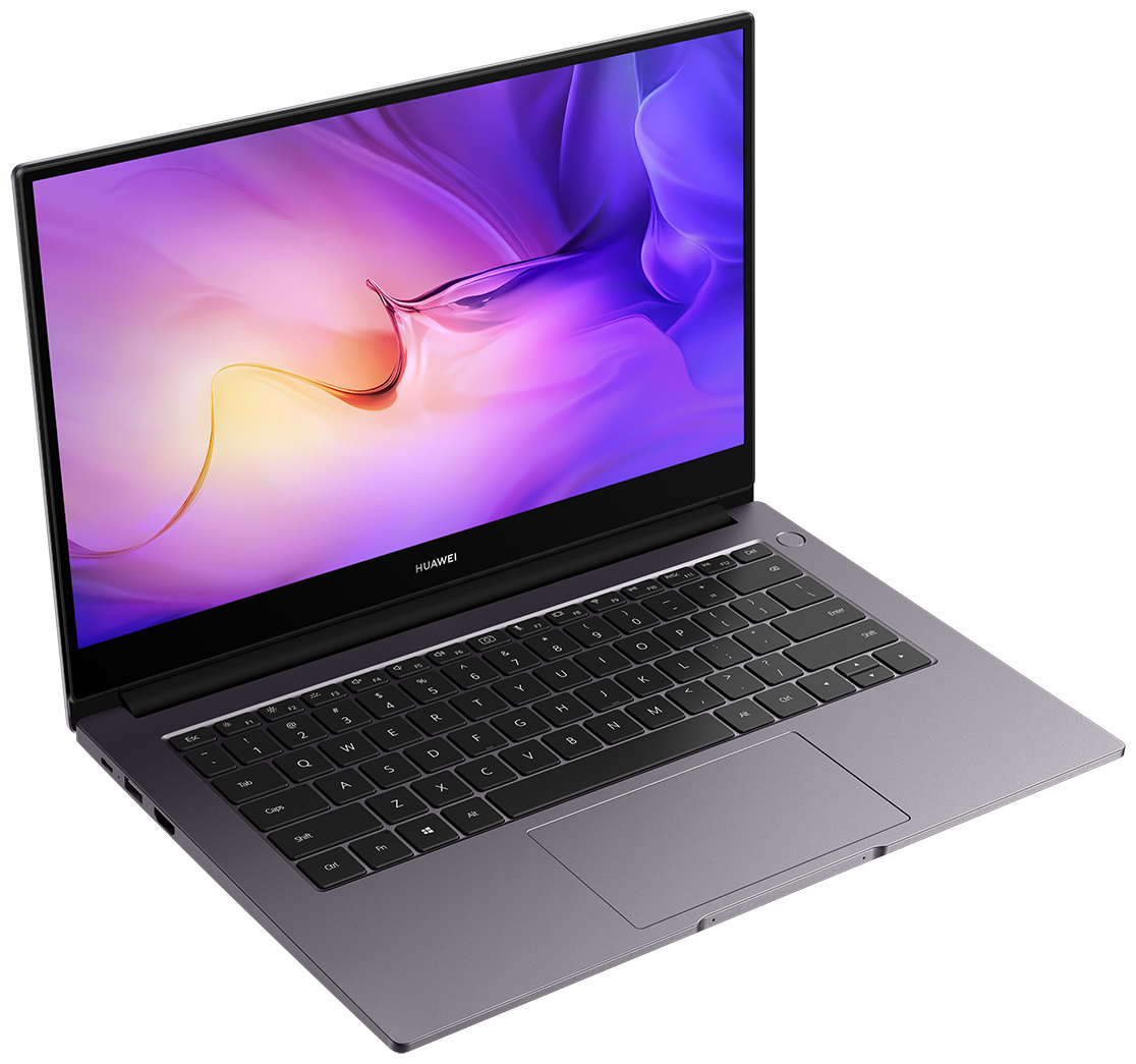14" Ноутбук HUAWEI MateBook D 14 2021 (1920x1080, Intel Core i3 2.1 ГГц, RAM 8 ГБ, SSD 256 ГБ, Win10 Home), 53011UXA, космический серый