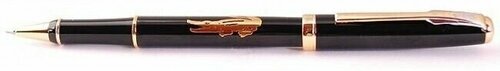 Подарочная ручка-роллер Crocodile R 228A Black в футляре