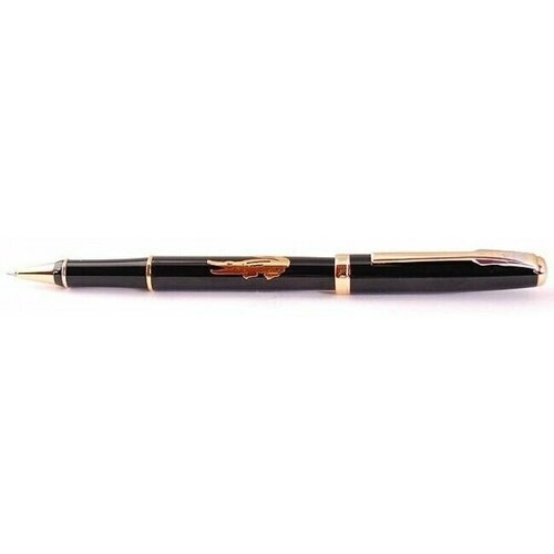 подарочная ручка роллер crocodile r 398 black в футляре Подарочная ручка-роллер Crocodile R 228A Black в футляре