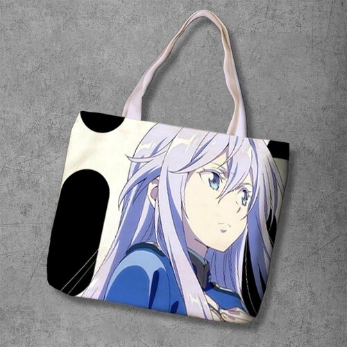 фото Сумка шоппер anime dakimakura, фактура рельефная, мультиколор