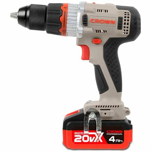 Дрель-шуруповерт аккумуляторная Crown Professional CROWN CT21090HMX-4 BMC 2561500₽