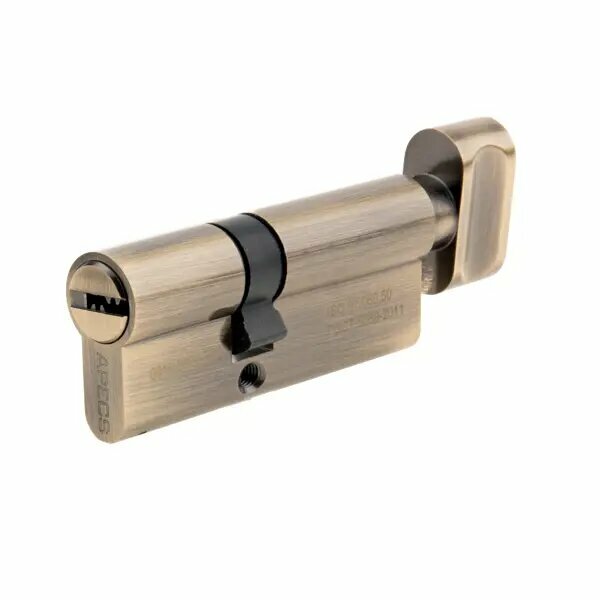 Цилиндровые механизмы Apecs Pro LM-80(35/45C)-C-AB 80 мм ключ/вертушка цвет бронза