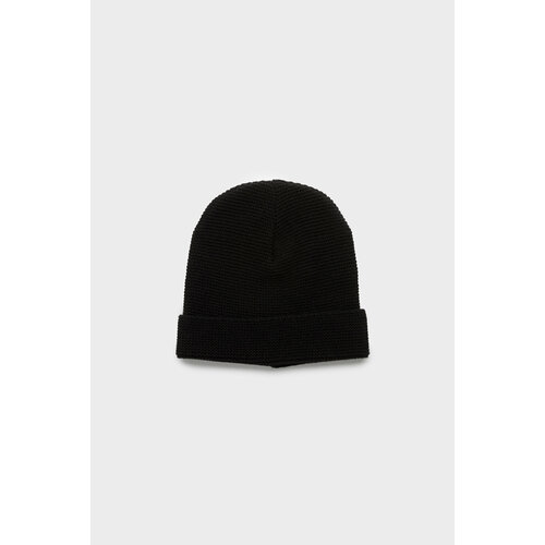 Шапка бини daub, размер OneSize, черный чёрная шапка бини с высоким отворотом sevenext