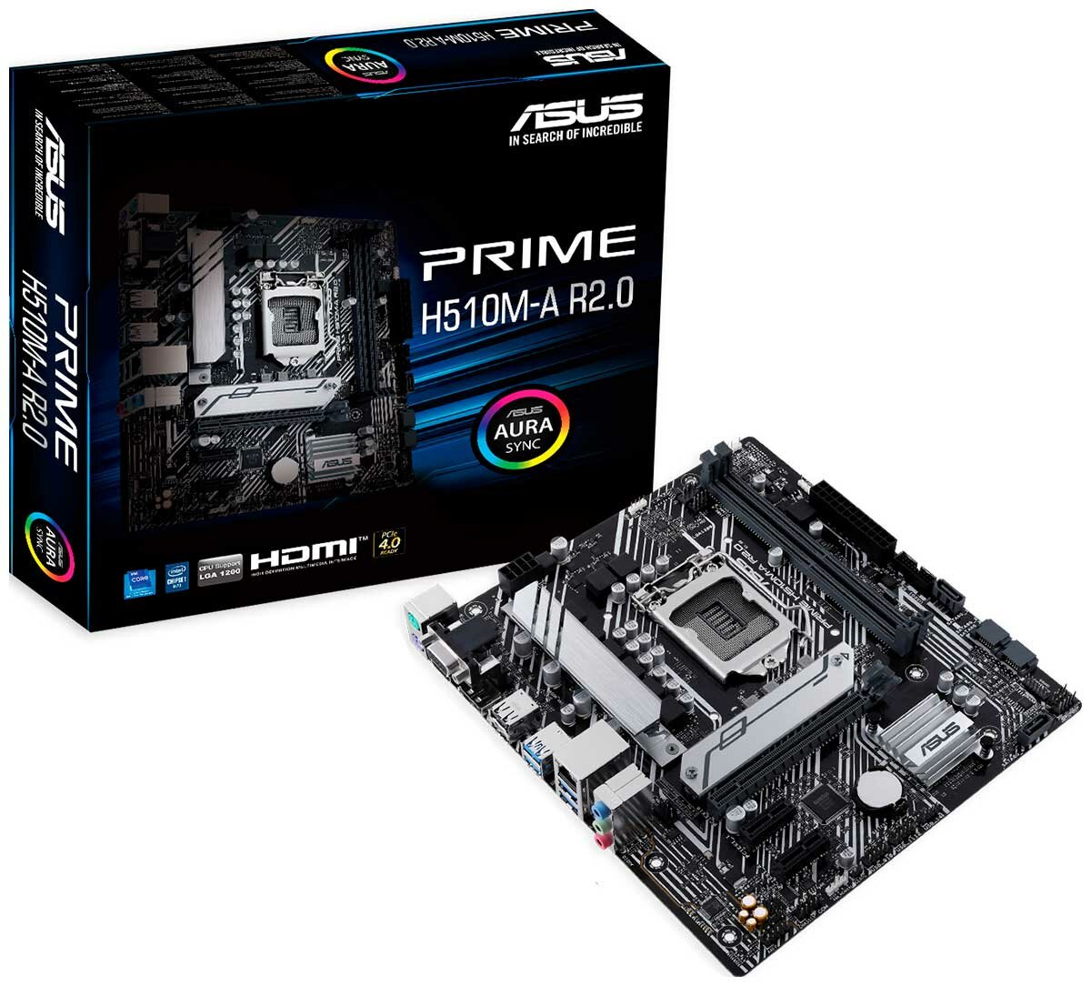 Материнская плата Asus PRIME H510M-A R2.0, Soc-1200, Intel H470, mATX - фото №11
