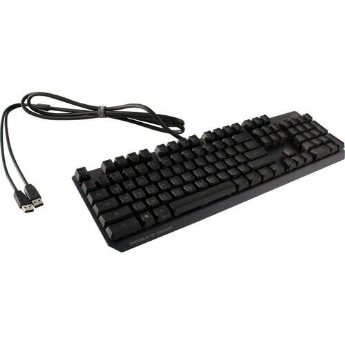 Клавиатура проводная ASUS ROG Strix Scope (RX RED switches) USB, RGB подсветка, Черный, 90MP0240-BKRA00 - фото №11