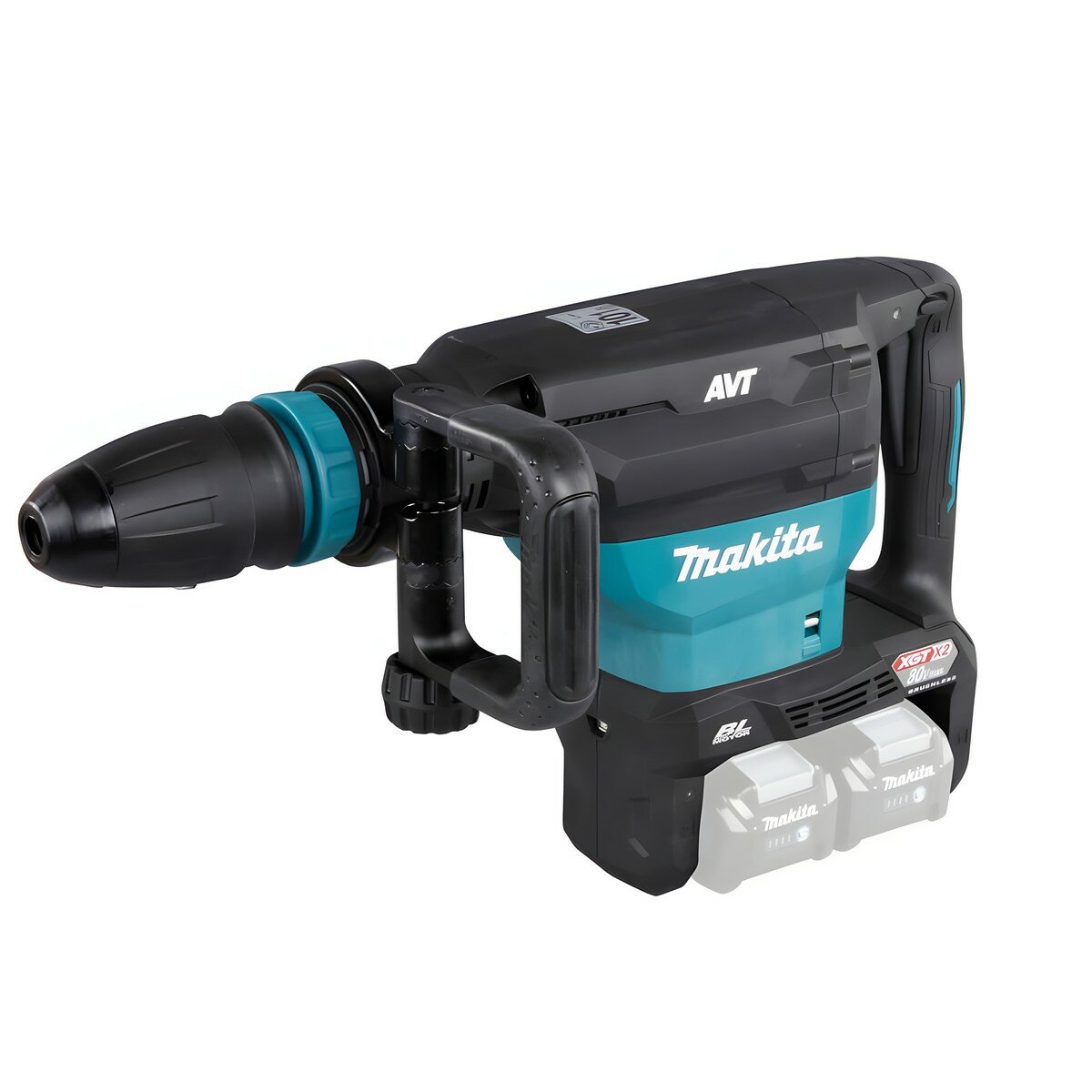 Аккумуляторный отбойный молоток Makita HM002GZ03 SDS max, XGT 2x40В BL,20.9Дж - фото №15