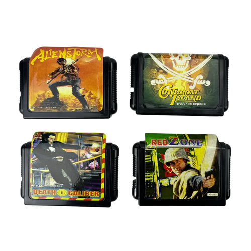 Набор картриджей для sega Alienstorm Cutthroat Death Caliber Red Zone 800₽